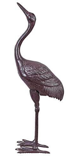 Fischreiher Gusseisen Vogelfigur Gartenfigur Teichreiher Reiherschreck lta352 Palazzo Exklusiv