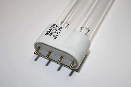 Osaga 55 Watt UVC Ersatzlampe Leuchtmittel 2G11 PL - L auch für Oase